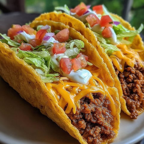 Two homemade taco bell feasts.
