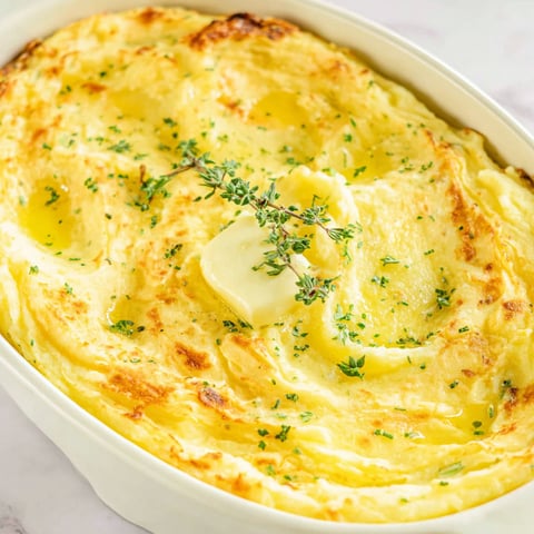 A white bowl filled with creamy mashed potatoes.