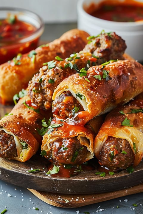 Meatballs in a sub roll.