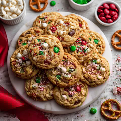 A plate of Christmas cookies.