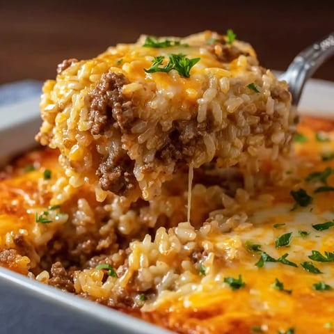 A close up of a delicious casserole.