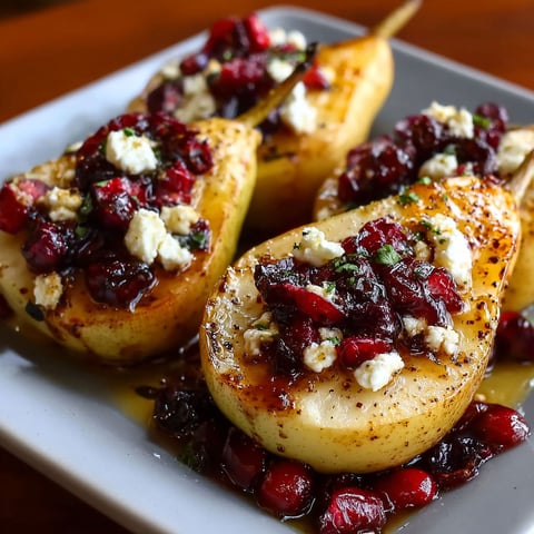 A plate of food with blue cheese and red berries.