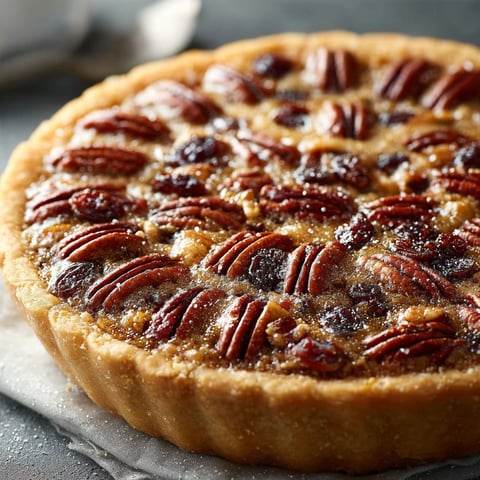 A slice of pecan pie with a crust.