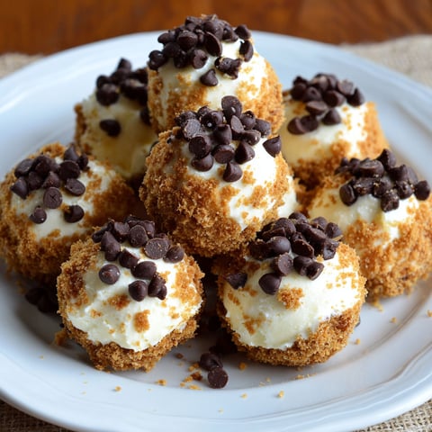 A plate of chocolate coconut balls.