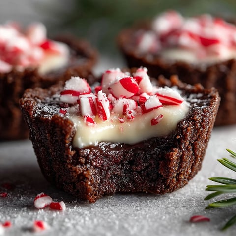 Peppermint Chocolate Cookie Cups.