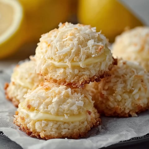 Cheesecake Lemon Coconut Cookies.